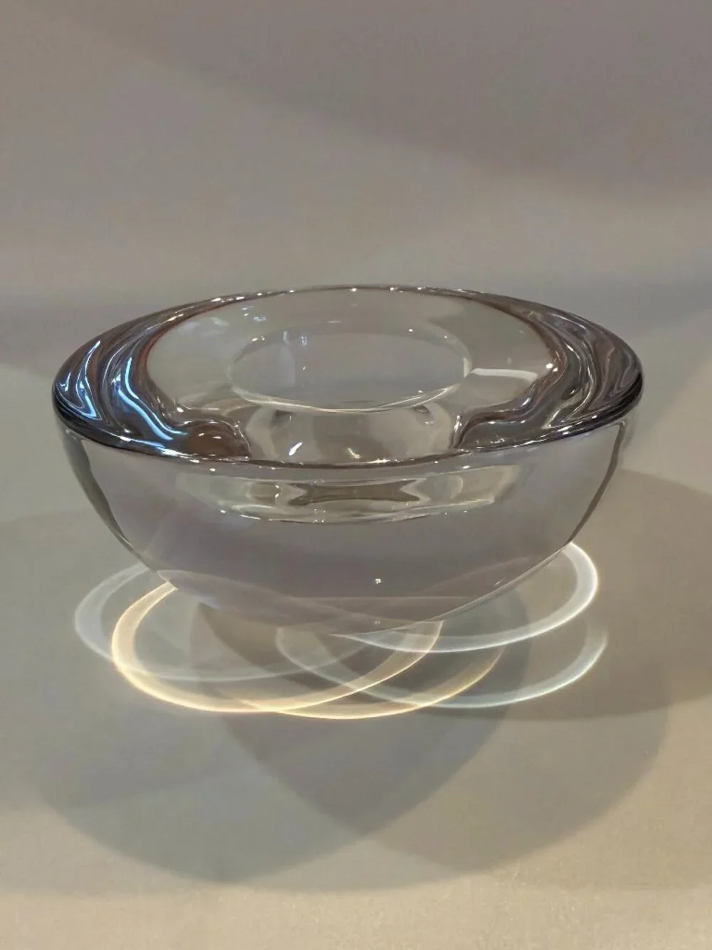 VTG Shannon Crystal of Ireland 'Celtic Rings' Shadow Candle Votive Holders